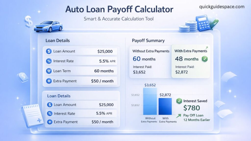 Auto Loan Payoff Calculator