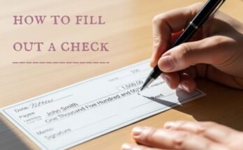 how to fill out a check