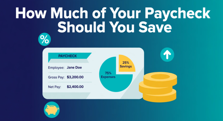 How Much of Your Paycheck Should You Save? (2026)